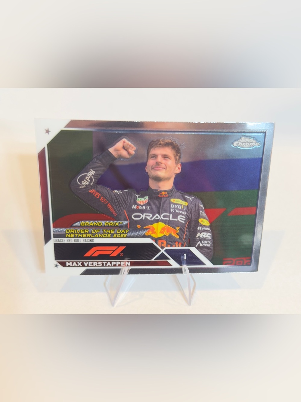 2023 Topps Chrome Formula-1 # 180-Grand Prix Driver of the Day  Max Verstappen